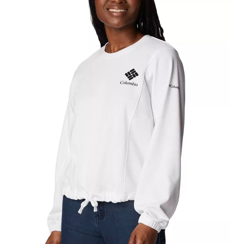 Columbia Trek Seasonal Fleece Sweatshirt Women's Large White